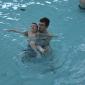 clarkie swimming